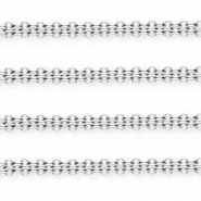 Stainless steel findings belcher chain bismarck link Silver