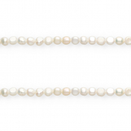 Imperfect freshwater pearls nugget oval 6-7mm Natural White