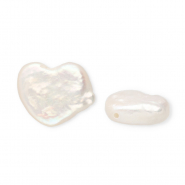 Imperfect freshwater pearls Pearl White