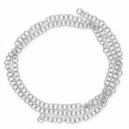 Stainless steel findings jump ring 7mm Silver
