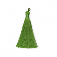 Tassels 8cm Olive Green