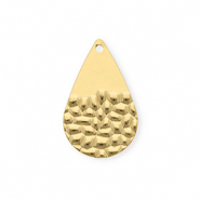 Stainless steel charms drop Gold