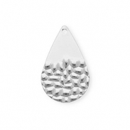 Stainless steel charms drop Silver