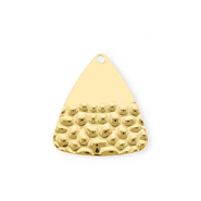 Stainless steel charms triangle Gold