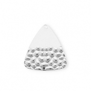 Stainless steel charms triangle Silver