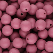12 mm DQ acrylic beads Plum