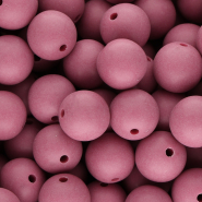 16 mm DQ acrylic beads Plum