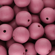 18 mm DQ acrylic beads Plum