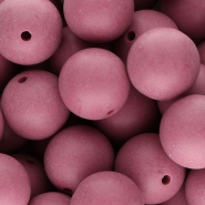 20 mm DQ acrylic beads Plum