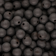 10 mm DQ acrylic beads Dark chocolate brown