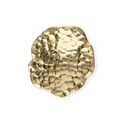 Statement charms organic round Gold