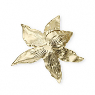 Statement charms flower Gold
