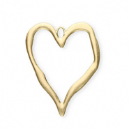 Statement charms open heart Gold