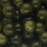 12 mm glass beads Army Green
