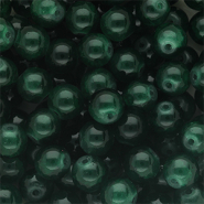 8 mm glass beads Dark Green