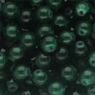 10 mm glass beads Dark Green