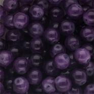 8 mm glass beads Purple