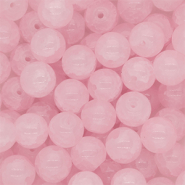 8 mm glass beads Light Pink