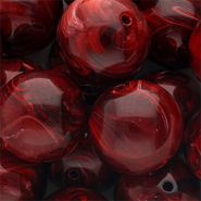 24 mm Acrylic beads round = PROPER(W25)