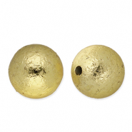 16 mm Acrylic beads round Gold