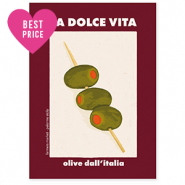 BY31&reg; Jewellery cards "La dolce vita" Bordeaux Red-Off White-Olive Green-Orange