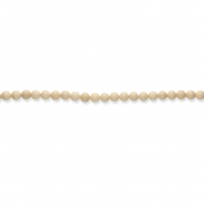 Natural stone beads Marble 8mm matt Light Beige