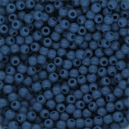 4 mm DQ acrylic beads shiny Teal Blue