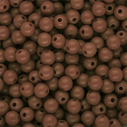 6 mm DQ acrylic beads shiny Brown