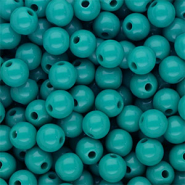 8 mm DQ acrylic beads shiny Turquoise