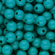 10 mm DQ acrylic beads shiny Turquoise