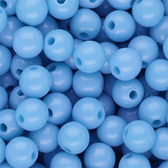 10 mm DQ acrylic beads shiny Blue