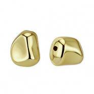 Acrylic beads nugget Gold