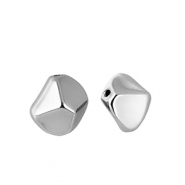Acrylic beads irregular Silver