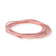 leather round 2mm Light Pink