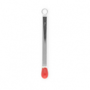 Stainless steel charms matchstick Silver-Red
