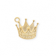 Stainless steel charms crown Gold