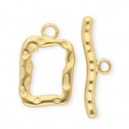 Stainless steel findings toggle clasp Gold