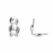 Stainless steel findings calottes 2mm Silver