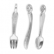 Stainless steel charms cutlery Silver