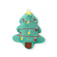 Statement charms Christmas tree Green-Red-Yellow-Brown