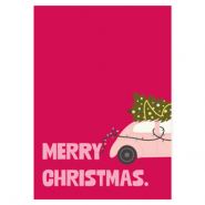 BY31&reg; Jewellery cards "Merry christmas" Red-Light Pink-Green