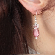 Handmade jewellery: Earrings with Artistic Wire ♡ DIY