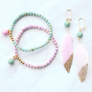 Inspirational Sets Stylish jewellery with jade beads
