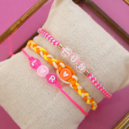 Inspirational Sets Summery inspiration with macramé bead cord, acrylic letter beads and jewellery cards