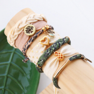 Inspirational Sets Trendy bracelets in elastic Ibiza ribbon 