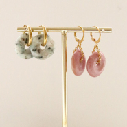 Inspirational Sets The most beautiful earrings and bracelets are made with natural stone disc charms.