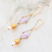 Inspirational Sets Fun to make: Earrings, bracelets and rings with rose beads