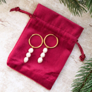 Inspirational Sets Gift set 4: Stylish earrings with freshwater pearls