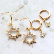 Inspirational Sets Inspiration with zirconia charms and connectors