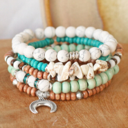 Inspirational Sets Wooden beads bracelet inspiration 